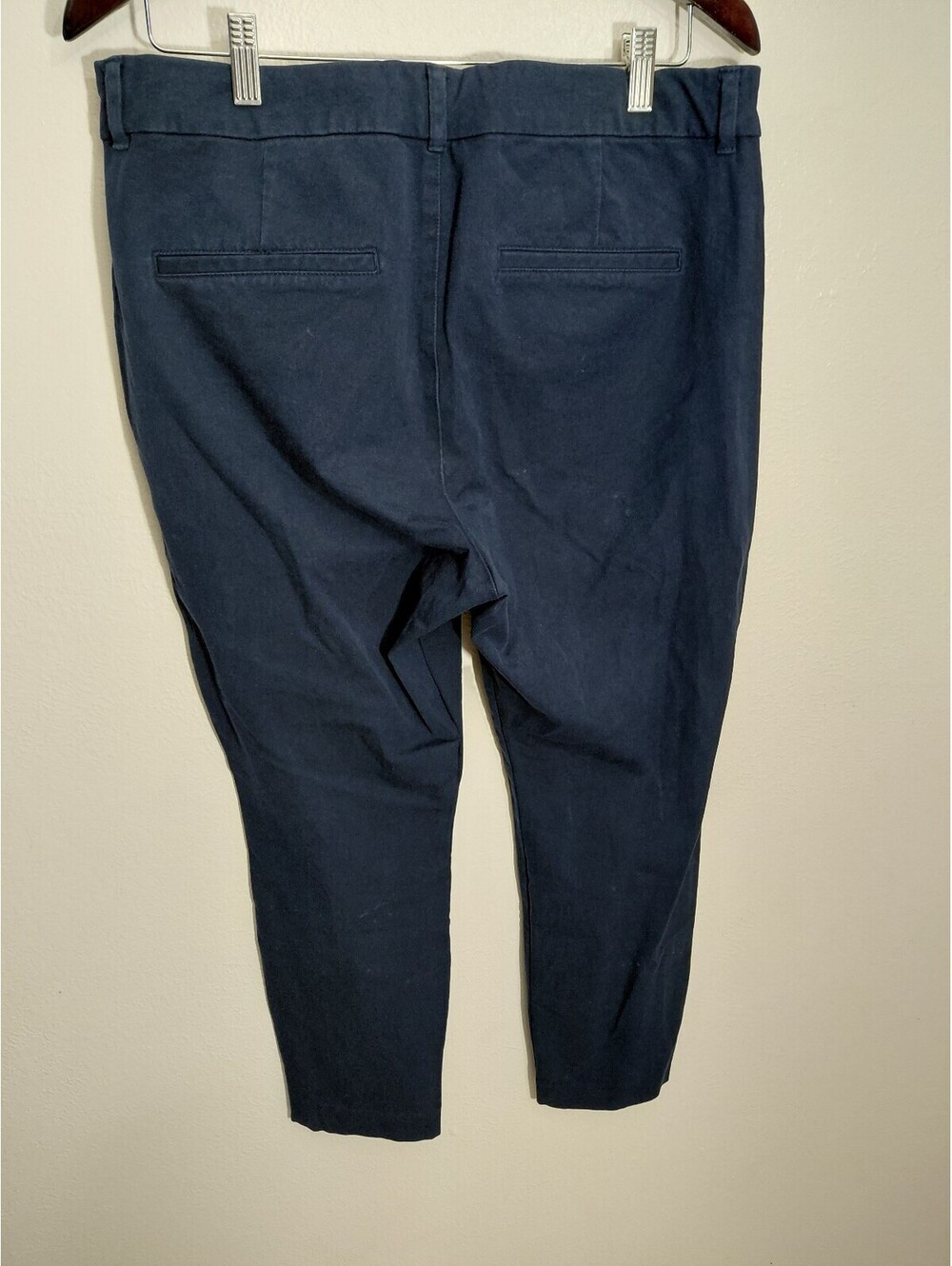 Old Navy Pixie High Rise Secret-Slim Pockets Navy Blue Pants Size 14 - Picture 2 of 4